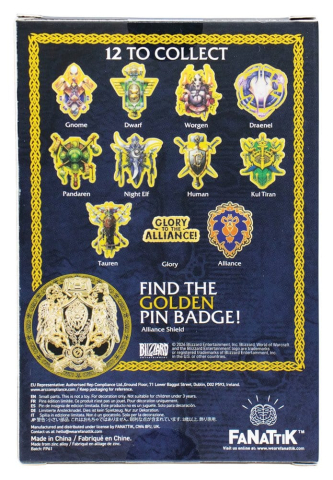 World of Warcraft Alliance Pin Badges Blind Box Display (12) [13]