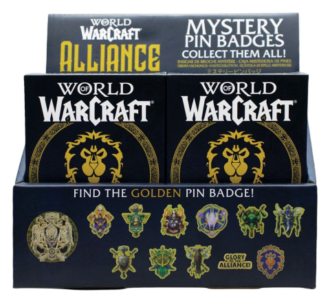 World of Warcraft Alliance Pin Badges Blind Box Display (12) [18]