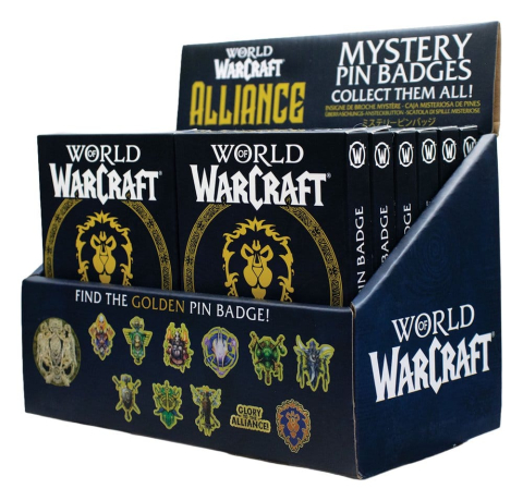 World of Warcraft Alliance Pin Badges Blind Box Display (12) [1]