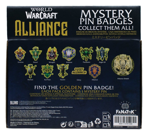 World of Warcraft Alliance Pin Badges Blind Box Display (12) [2]