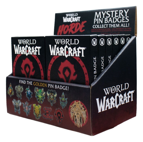 World of Warcraft Mystery Pin Badges Horde Blind Box Display (12) [2]