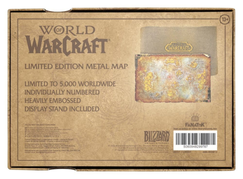 World of Warcraft Replica Metal Map of Azeroth Limited Edition 12 x 18 cm [3]