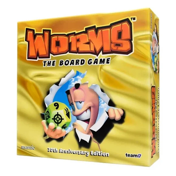 Board Games - Worms The Board Game 30th Anniversary Edition - Joc Mantic, Engleza