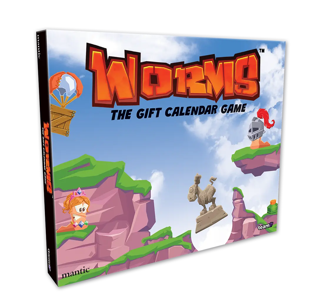 Pop Culture - Worms The Gift Calendar Game Advent Calendar