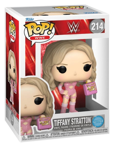 PRECOMENZI - WWE POP! Vinyl Figure Tiffany Stratton MITB GLT 9 cm