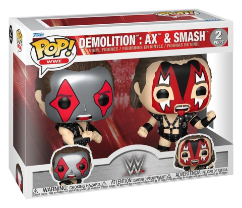 PRECOMENZI - WWE POP! Vinyl Figures 2-Pack Ax & Smash 9 cm