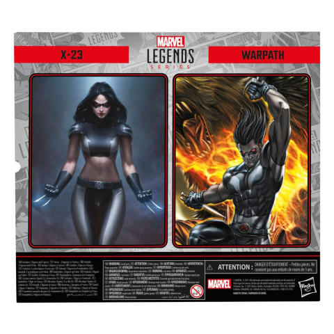 PRECOMENZI - X-Force Marvel Legends Action Figure 2-Pack X-23 & Warpath 15 cm