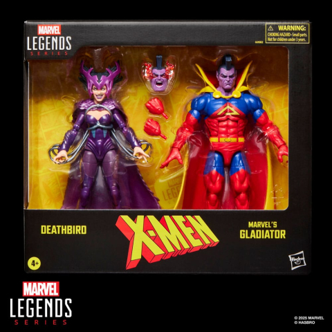 PRECOMENZI - X-Men Marvel Legends Action Figure 2-Pack Deathbird & Marvel's Gladiator 15 cm