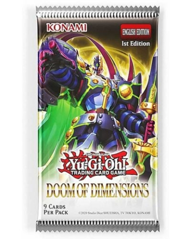 Trading Card Games - Yu-Gi-Oh! Doom of Dimensions – Booster Pack (9 Carti)