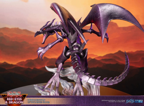Yu-Gi-Oh! PVC Statue Red-Eyes B. Dragon Purple Colour 33 cm [27]
