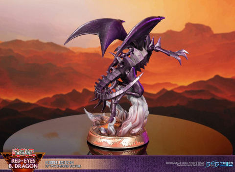 Yu-Gi-Oh! PVC Statue Red-Eyes B. Dragon Purple Colour 33 cm [18]