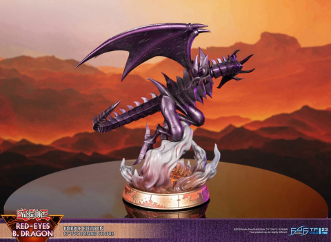 Yu-Gi-Oh! PVC Statue Red-Eyes B. Dragon Purple Colour 33 cm [17]