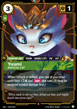 Singles Trading Card Games - Yuumi, Magical Cat Unleashed - Singles 056