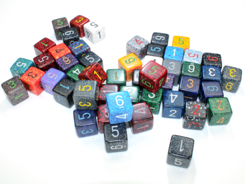 Noutati - Zar Chessex Speckled D6 Numerotat – Vanzare la Bucata