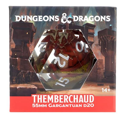 D&D si Alte RPG - Zar D20 D&D Thumberchaud, 55 mm, rasina transparenta