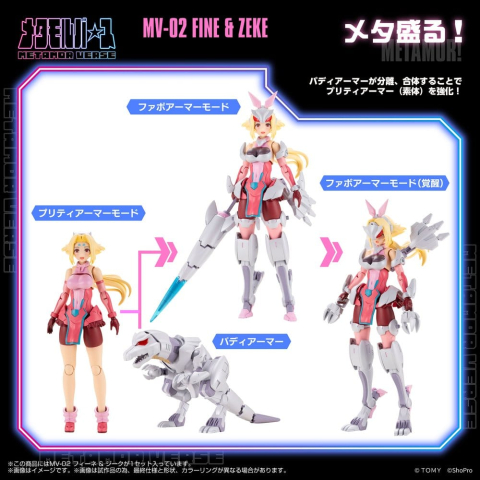 Zoids Plastic Model Kit 1/10 MV-02 Fine & Zeke 18 cm [4]