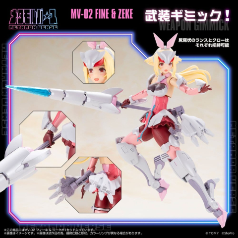 Zoids Plastic Model Kit 1/10 MV-02 Fine & Zeke 18 cm [5]