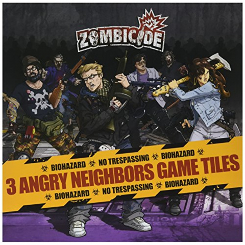 Board Games - Zombicide 3 Angry Neighbours Tiles Pack