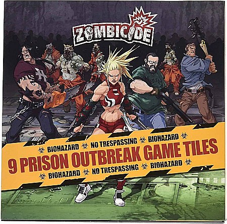 Board Games - Zombicide 9 Prison Outbreak Game Tiles