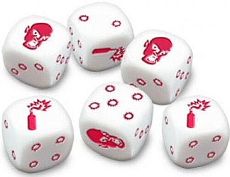 Board Games - Zombicide: Dice - White