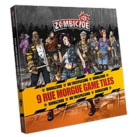 Board Games - Zombicide Rue Morgue Tile Pack