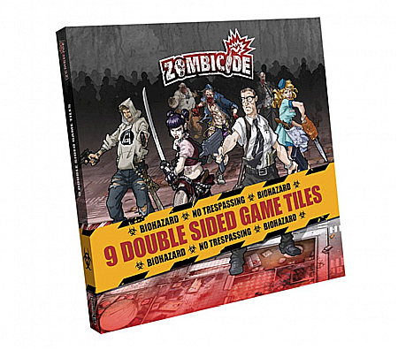 Board Games - Zombicide Season 1: 9 Double Sided Board Game Tiles