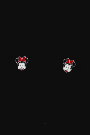 Cercei Copii - Cercei din argint 925 pentru copii Minnie Charm – Leyla’s Brilliance