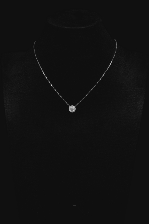 COLIERE - Colier din argint 925 cu pandantiv rotund „Eleganța Pură” – Leyla’s Brilliance