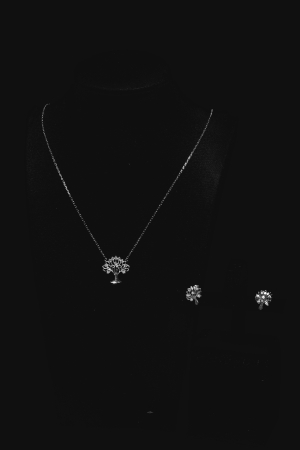 SETURI - Set Bijuterii Argint 925 Tree of Life – Colier și Cercei Leyla’s Brilliance