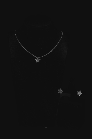 SETURI - Set „Stellar Glow” – Cercei și Colier – Leyla’s Brilliance | Bijuterii argint cu stele