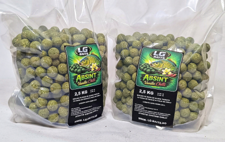 Boiliesuri de nădit - ABSINT VANILIE CHILLI 5 KG