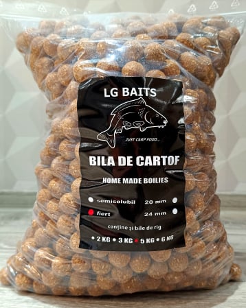 Boiliesuri de nădit - BILA DE CARTOF LA SAC DE  5 KG