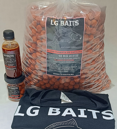 Boiliesuri de nădit - PACHET PROMO 10 kg  " CAPSUNICA TURBATA "