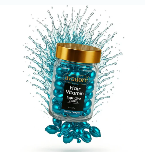 Avadoré Hair Vitamin – Biotin Zinc Vitality | Ser revitalizant pentru păr (30 capsule) – Păr mai puternic și sănătos [3]