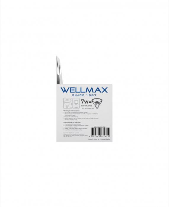 Bec LED Samsung 7W MR16 GU5.3 6500K, Lumină Albă Rece [3]