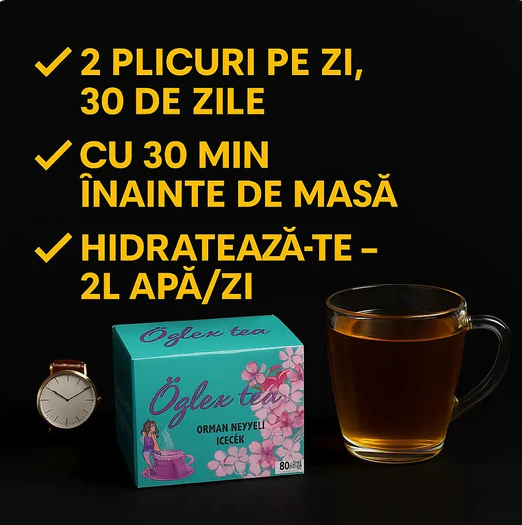 Ozlex Ceai de Slăbit & Detox 60 Plicuri – Metabolism, Slăbire și Digestie [4]