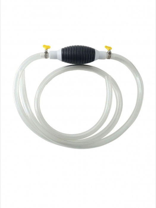 Pompa Manuală pentru Transfer Lichide cu Furtun 2 m și Cleme de Prindere [2]