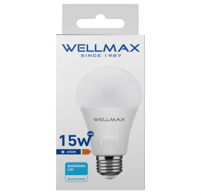 Bec LED Samsung Wellmax 15W E27 6500K A60 [2]