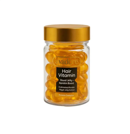 INGRIJIRE & FRUMUSETE - Avadoré Hair Vitamin – Royal Jelly + Keratin Boost | Supliment pentru păr sănătos și strălucitor (30 capsule)