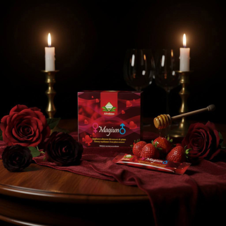 Magiun Themra Original  - Supliment alimentar din ameste de plante (12 plicuri x12g) - Themra Magiun Afrodisiac Natural  – Supliment Potență Bărbați & Femei, Erectie + Libido