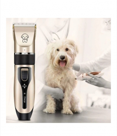 Mașină de Tuns Reîncărcabilă pentru Câini și Pisici – Tundere Ușoară și Silențioasă, Auriu [2]