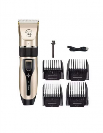 Mașină de Tuns Reîncărcabilă pentru Câini și Pisici – Tundere Ușoară și Silențioasă, Auriu [5]