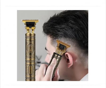 APARATE & ACCESORII INGRIJIRE PERSONALA - Mașina de Tuns Vintage T9, Gyhhxlh, ABS/Ceramică, 15.5 cm, Bronz