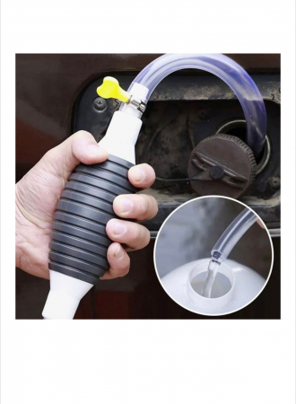 Pompa Manuală pentru Transfer Lichide cu Furtun 2 m și Cleme de Prindere [3]