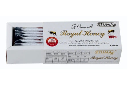 ROYAL HONEY - Royal Honey Original - Cutie supliment pentru potenţă şi libidou (6 plicuri x10g)