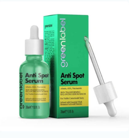 GREENLABEL - Ser Anti-Pete Greenlabel Arbutină, AHA & Niacinamidă – 30 ml