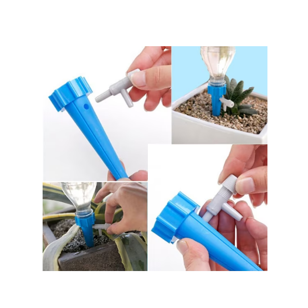 Set 12 Picurători pentru Ghiveci sau Grădină din PVC cu Duza Reglabilă [1]