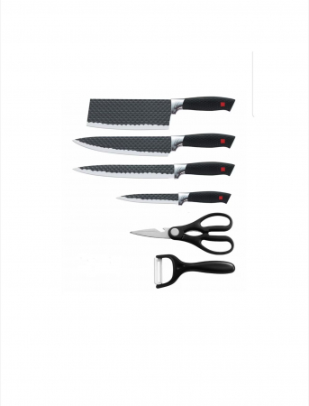 Set Cutite Bucatarie Zilan, 6 Piese, Lame Inox, Manere Ergonomice [1]