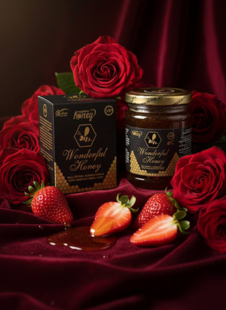 Wonderful Honey Original - Miere naturala pentru Potenta - Borcan cu Timbru de Autenticitate (1 Borcan x230g) - Wonderful Honey Original - Miere naturala pentru Potenta - Cutie cu Timbru de Autenticitate (1 Borcan x230g)g)