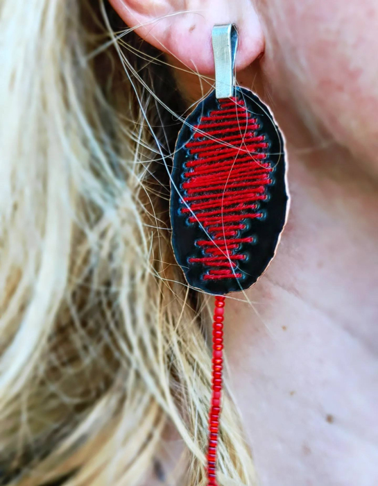 cercei argint cu email negru, lucrati manual în Cluj  bijuterie unicat din argint colectia Traditii Liana Jewelry [4]